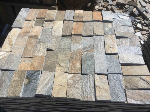 Плитка пилёная златолит Уральский для цоколя, отмостки купить в Анапе