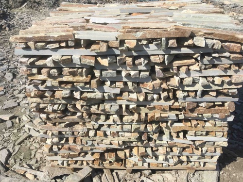 Горбушка златолит золотистый для облицовки купить в Анапе