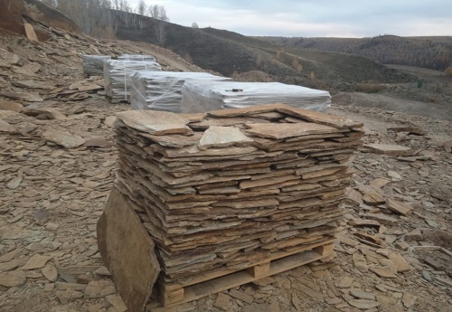 Плитняк кора дерева для цоколя, отмостки купить в Анапе