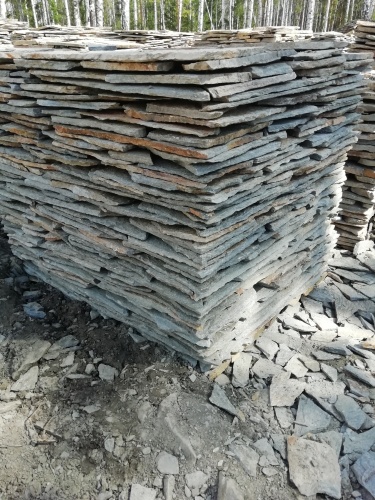 Плитняк златолит Уральский для цоколя, отмостки купить в Анапе