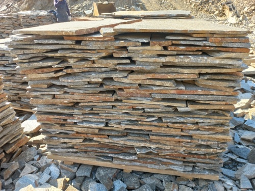 Плитняк серицит облицовочный 10-20мм купить в Анапе