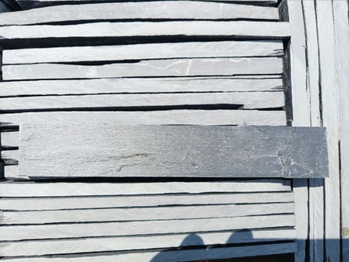 Плитка чёрная из натурального камня фасадная 30 см * 5 см, толщина 7 мм -30 мм купить в Анапе